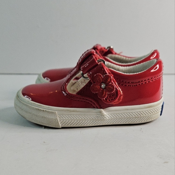 Keds little kids size 4 red shoes - Picture 5 of 8